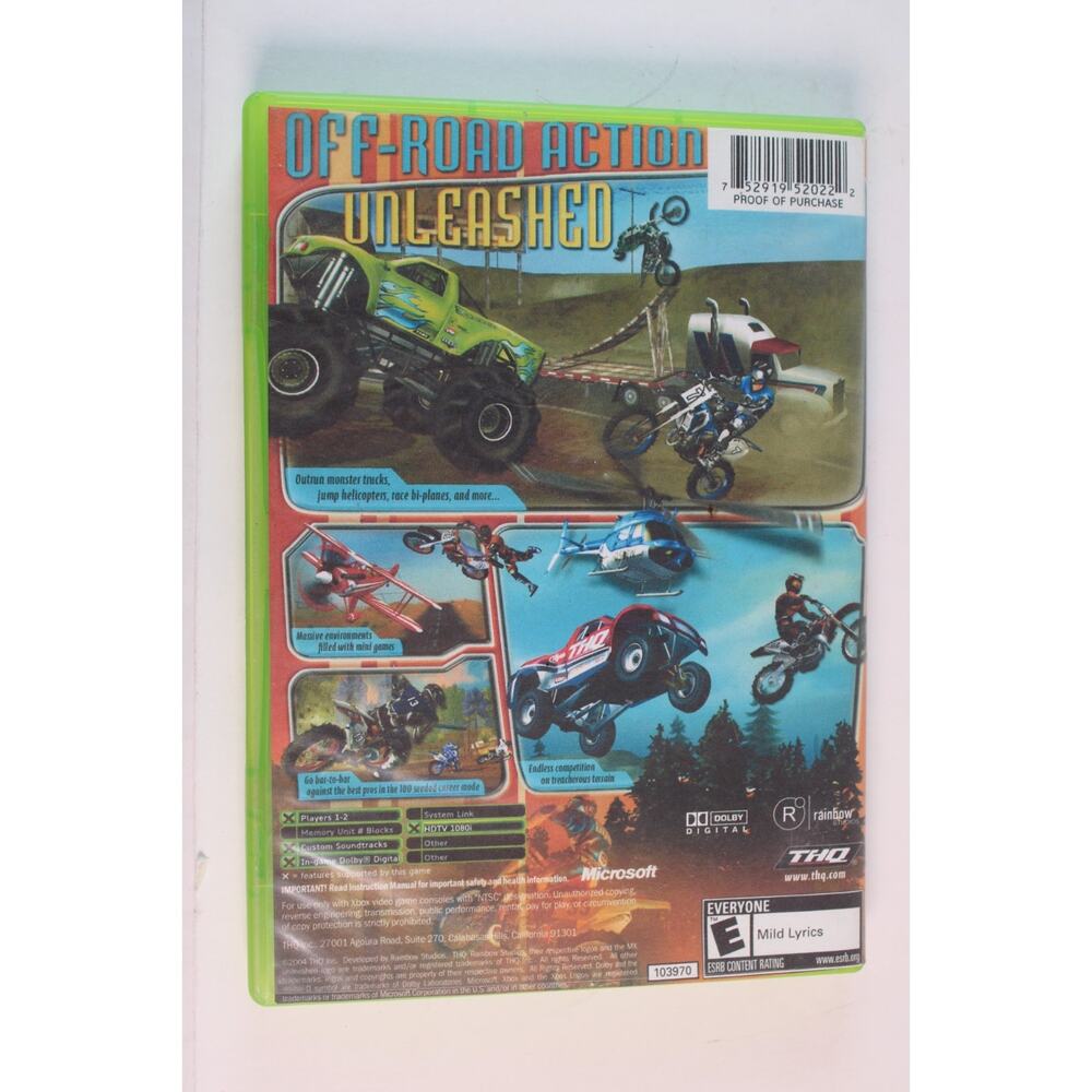MX Unleashed (Microsoft Xbox) Tested/Works - Picture 3 of 9